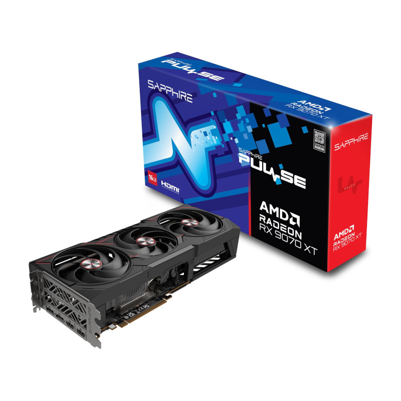 Sapphire Pulse AMD Radeon RX 9070 XT 16GB GDDR6 Sapphire Pulse AMD Radeon RX 9070 XT 16GB GDDR6