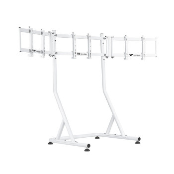 Thermaltake Triple Racing Monitor Stand (White)