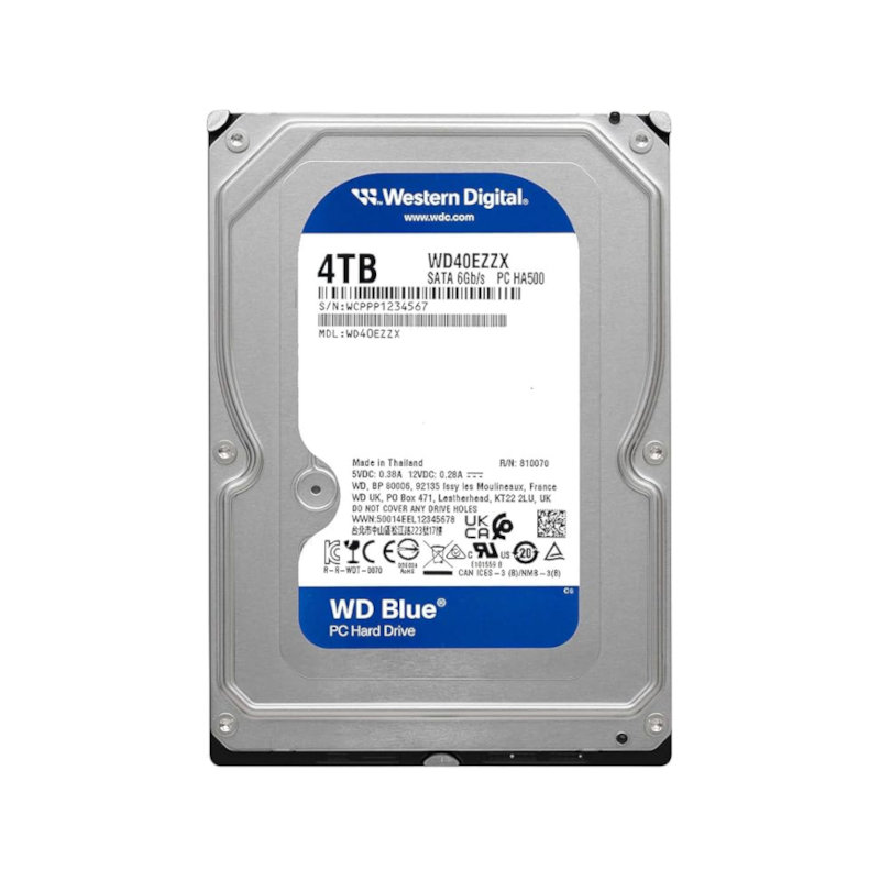 WD Blue 4TB 128MB Cache 5400RPM Internal HDD WD Blue 4TB 128MB Cache 5400RPM Internal HDD
