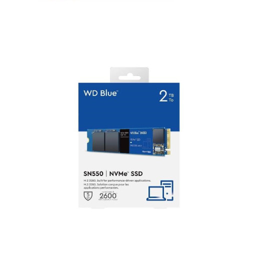 WD Blue SN550 2TB PCIe Gen3 NVMe M.2 SSD