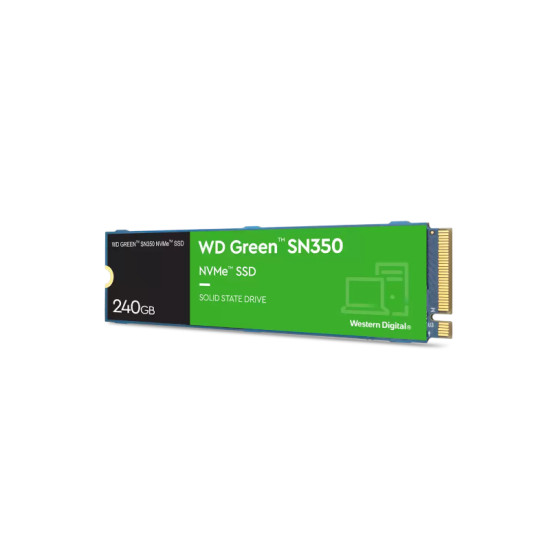 WD Green SN350 240GB PCIe Gen3 NVMe M.2 SSD
