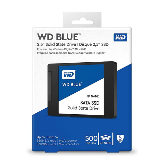 Buy WD Blue 500GB 3D Nand Sata III 6GB S Inch PC SSD at Best
