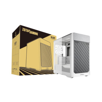 ZOTAC GAMING ALLOY mATX Cabinet (White/Silver)