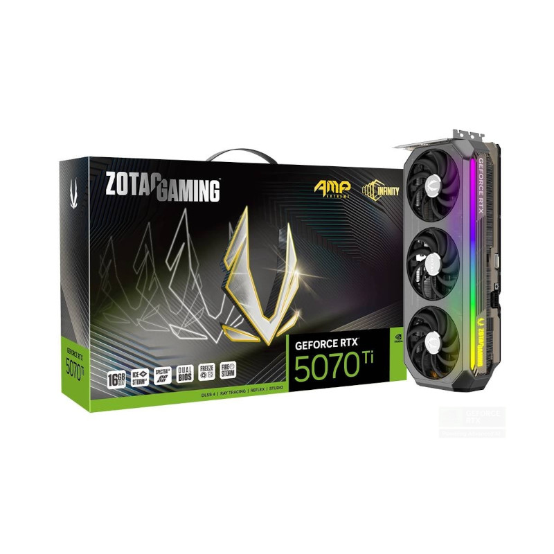 Zotac Gaming GeForce RTX 5070 Ti AMP Extreme Infinity 16GB GDDR7 Zotac Gaming GeForce RTX 5070 Ti AMP Extreme Infinity 16GB GDDR7