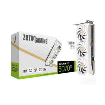 Zotac Gaming GeForce RTX 5070 Ti Solid Core OC White Edition 16GB GDDR7