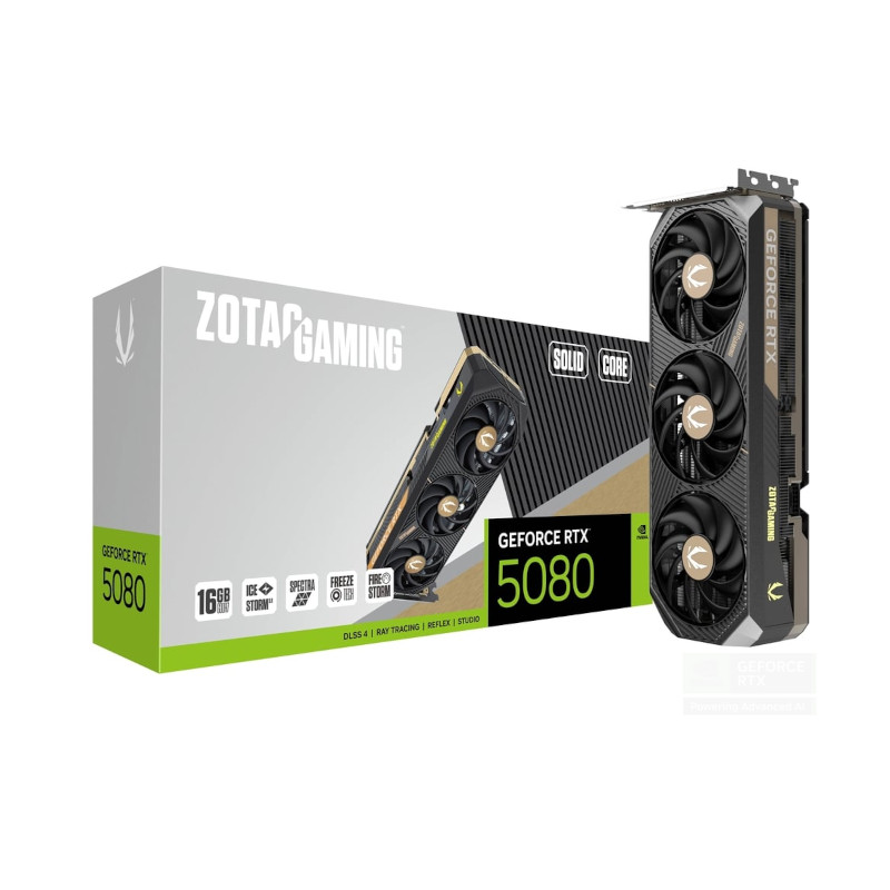 【新品未開封】ZOTAC GAMING GeForce RTX 5080 Amazon.com: ZOTAC Gaming GeForce RTX 5080 Solid OC 16GB