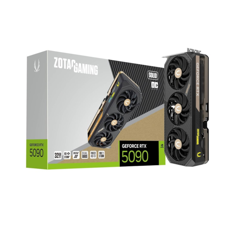 Zotac Gaming GeForce RTX 5090 Solid OC 32GB GDDR7 Zotac Gaming GeForce RTX 5090 Solid OC 32GB GDDR7
