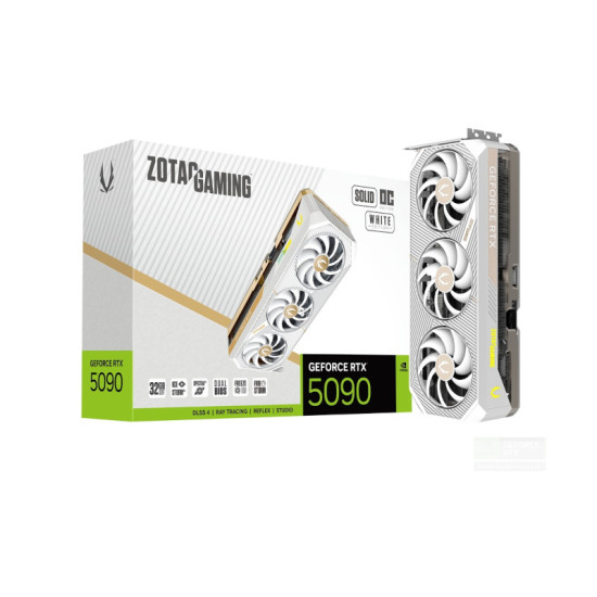 Buy Zotac Gaming GeForce RTX 5090 Solid OC White Edition