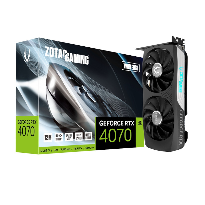 Buy Zotac Gaming GeForce RTX 4070 Twin Edge 12GB GDDR6X Graphics