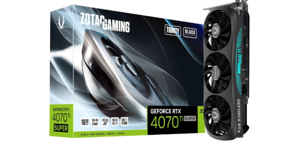 Buy Zotac Gaming GeForce RTX 4070 Ti Super Trinity Black Edition