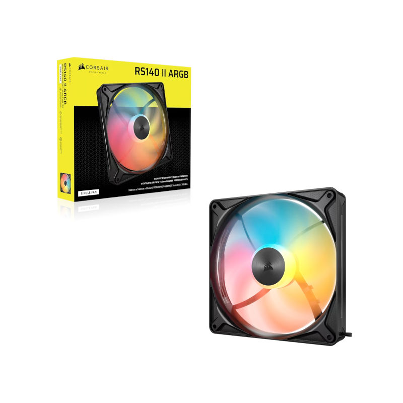 Corsair 140mm-fan (argb black pwm)